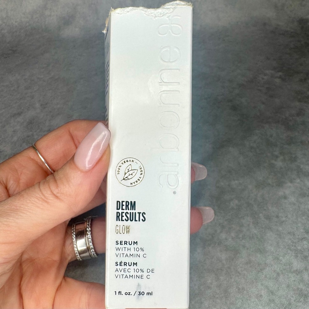Arbonne Derm Results Glow Serum 10% Vitamin C 1oz 30ml New in Damaged Box